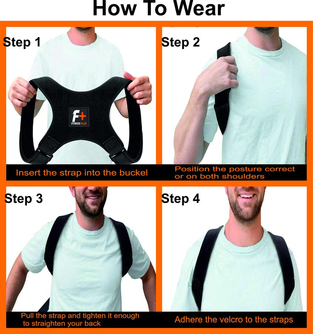 Durable And Reliable Materials Posture Corrector Belt